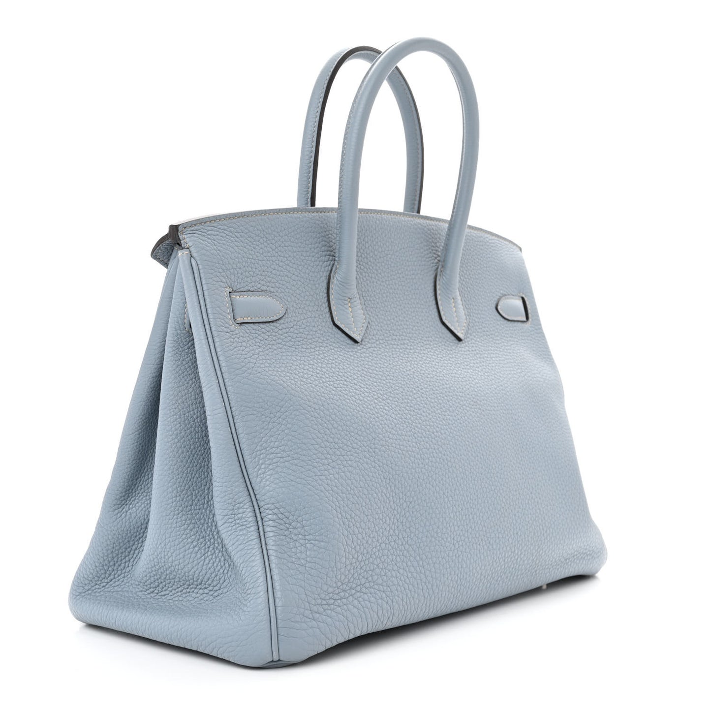 Togo Birkin 35 Bleu Lin