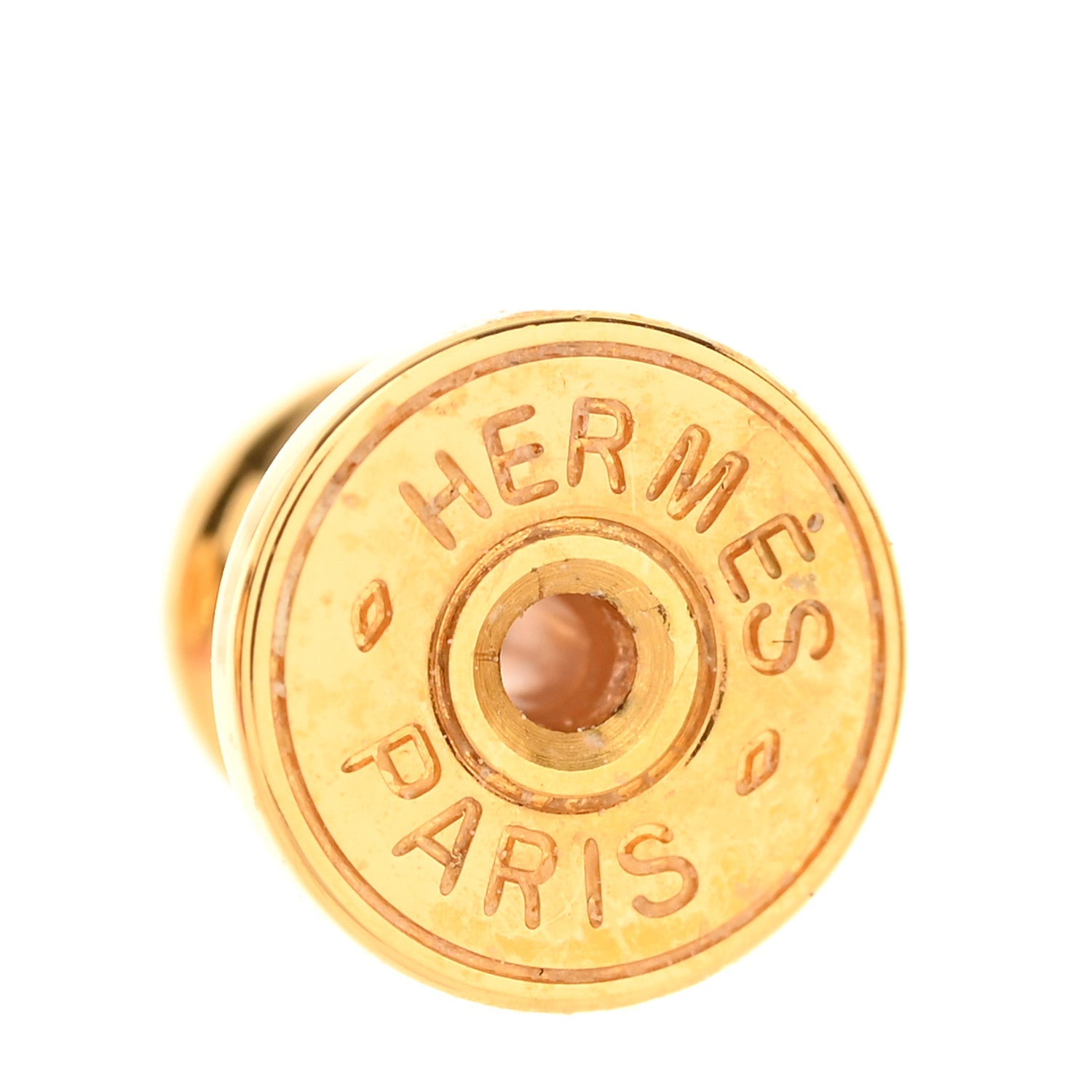Hermes Gold Lacquered Pop H Earrings Black 4 of 6