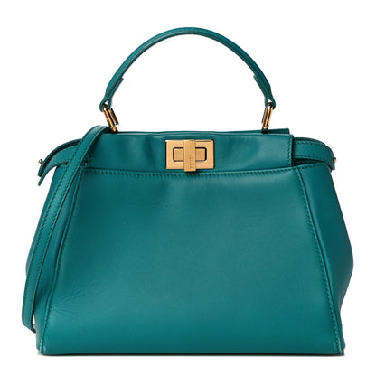 Fendi Nappa Mini Peekaboo Iconic Satchel Lago 1 of 22