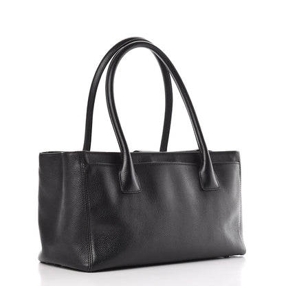 Chanel Calfskin Small Cerf Shopper Tote Black 3 of 17