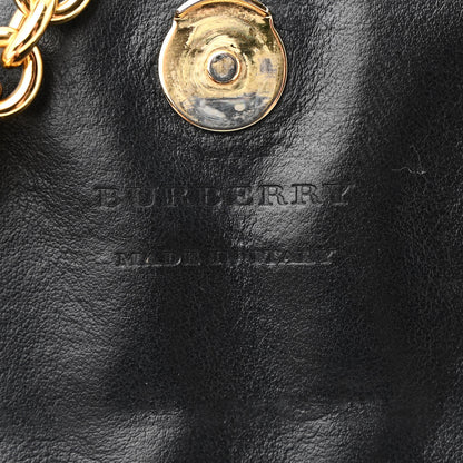Burberry Calfskin House Check Henley Wallet On Chain Black 7 of 13