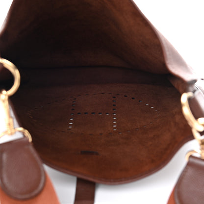 Hermes Courchevel Evelyne GM Chocolate 5 of 9