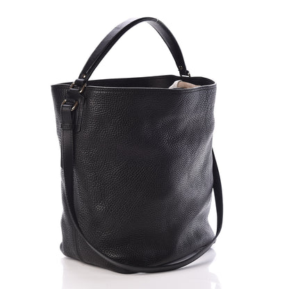 Burberry Grainy Calfskin Medium Susanna Hobo Black 3 of 10