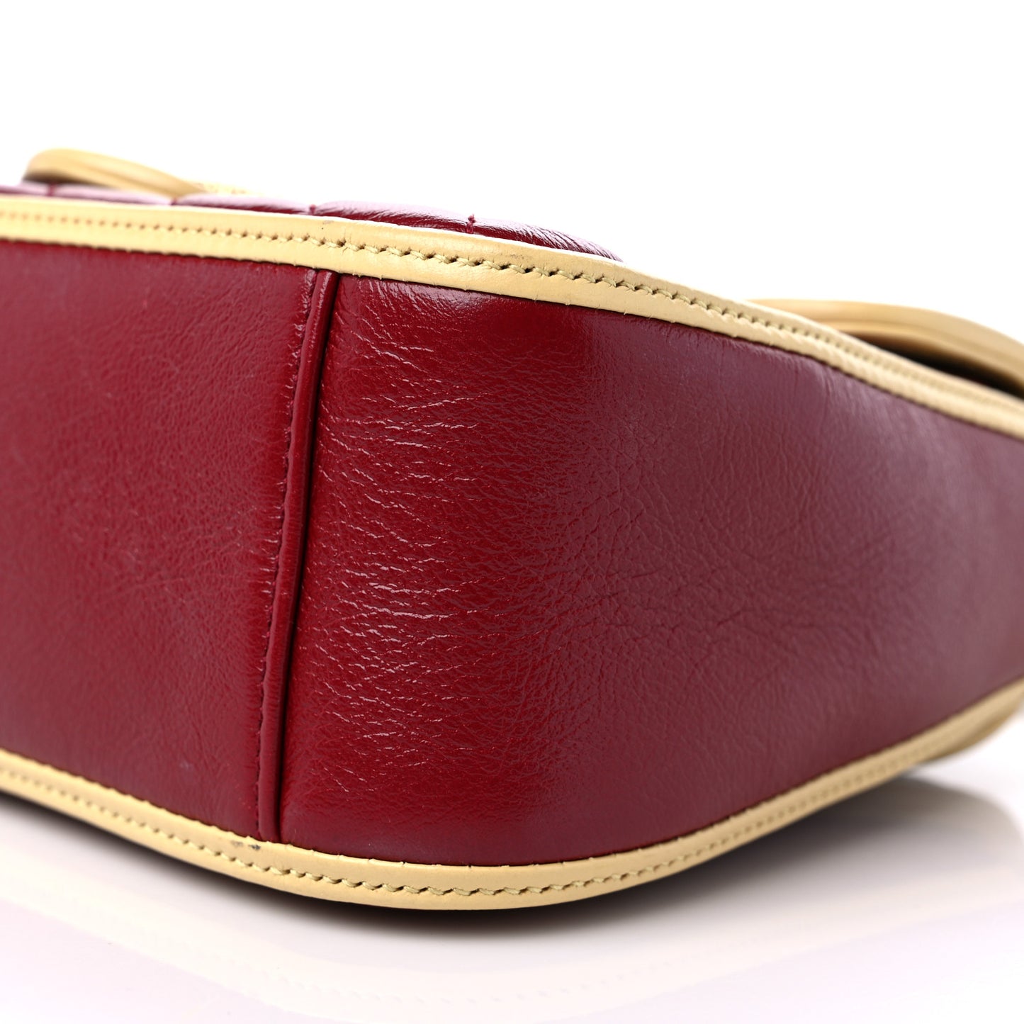 Azalea Calfskin Matelasse Diagonal Mini Torchon GG Marmont Top Handle Shoulder Bag Blue Agata New Cherry Red Butter