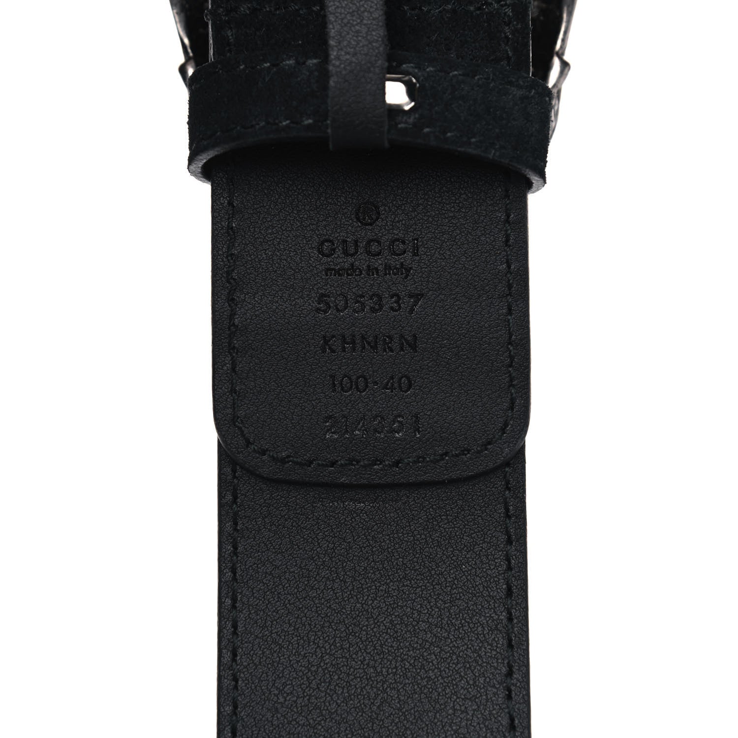 Gucci GG Supreme Monogram Suede Dionysus 40mm Belt 100 40 Beige Black 6 of 6