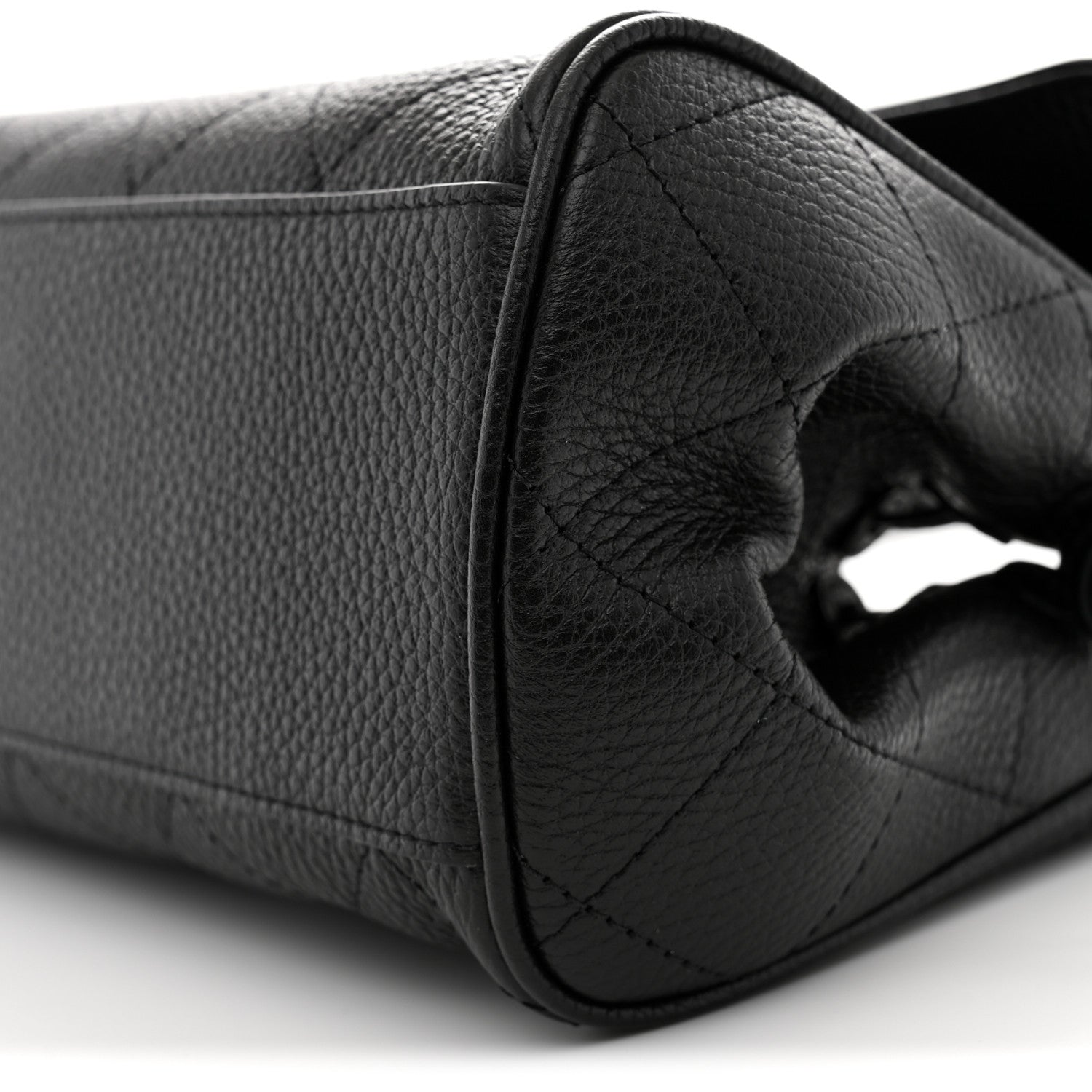 Chanel Grained Calfskin Urban Essentials Small Shopping Bag Black 10 of 10