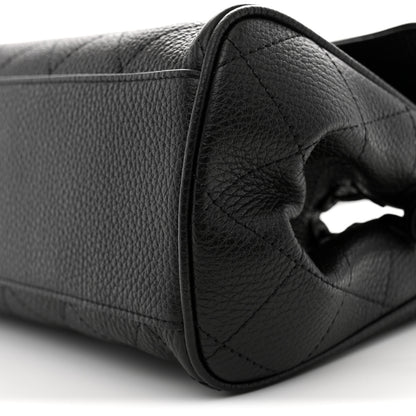 Chanel Grained Calfskin Urban Essentials Small Shopping Bag Black 10 of 10