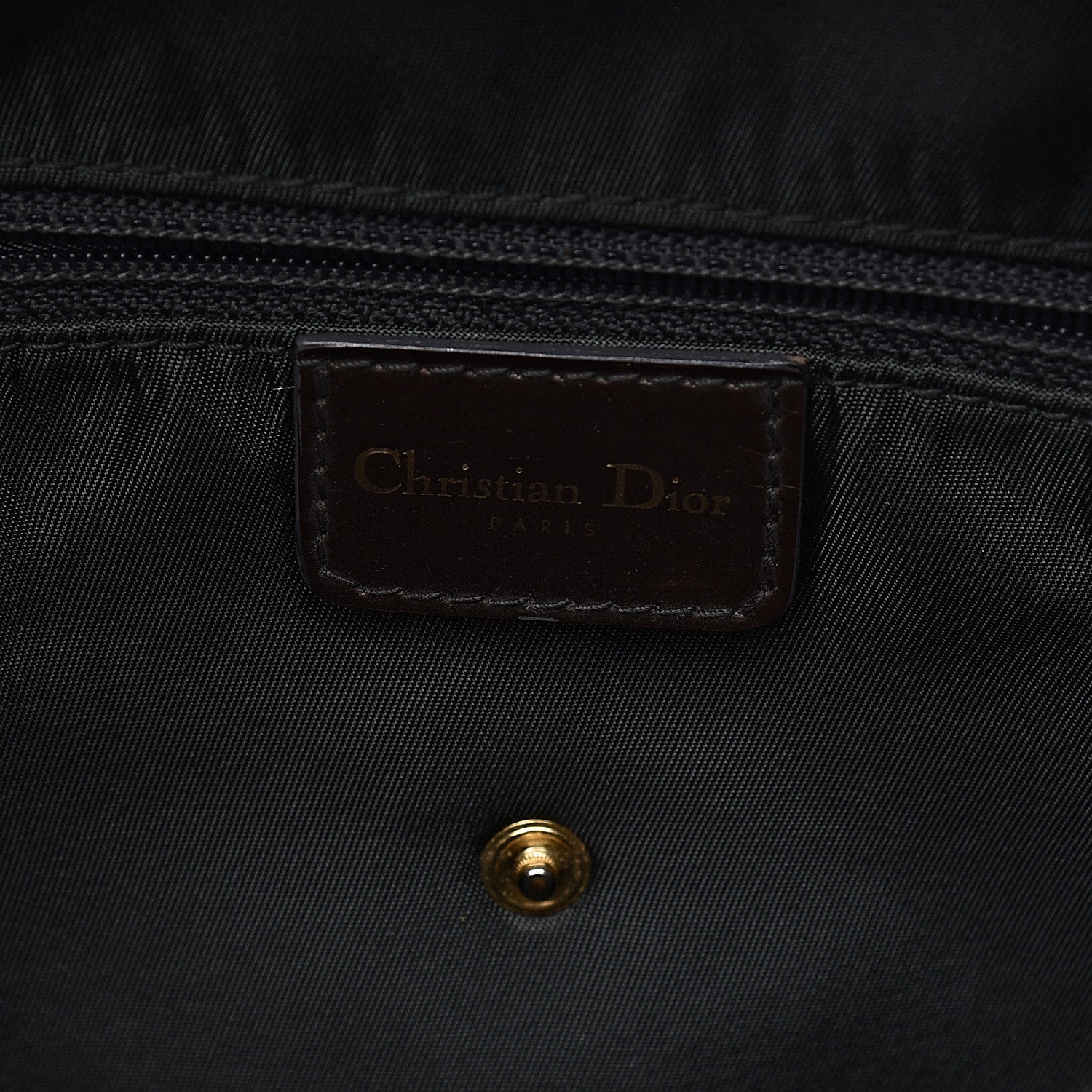 Christian Dior Patent Diorissimo Saddle Bowler Green 6 of 15