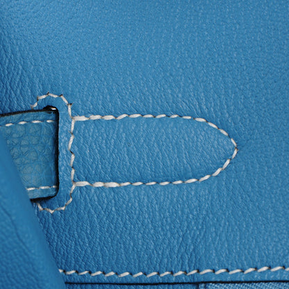 Hermes Togo Birkin 35 Blue Jean 13 of 24