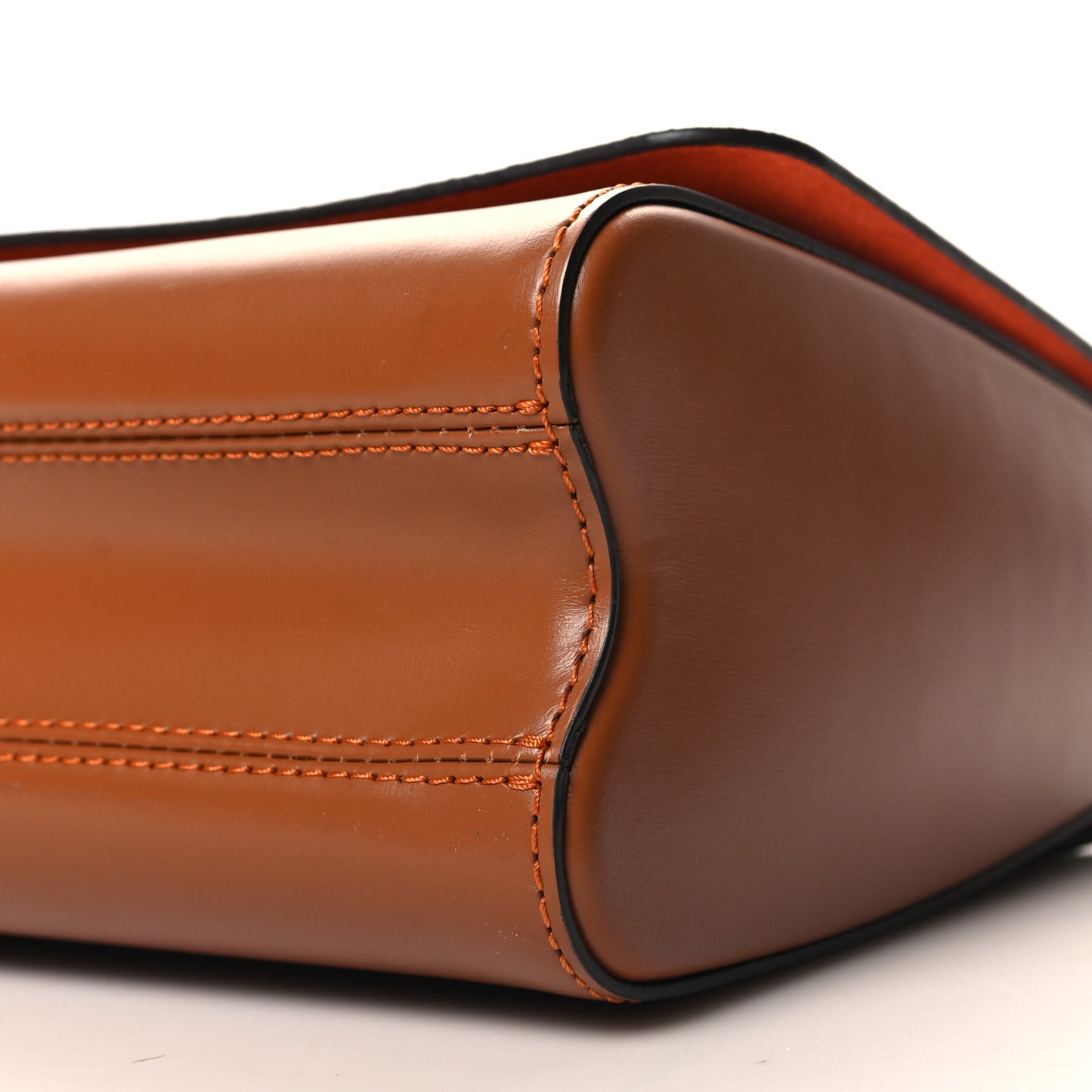Calfskin Catogram Twist Shoulder Bag MM Marron