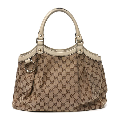 Gucci Monogram Medium Sukey Tote Off White 1 of 10