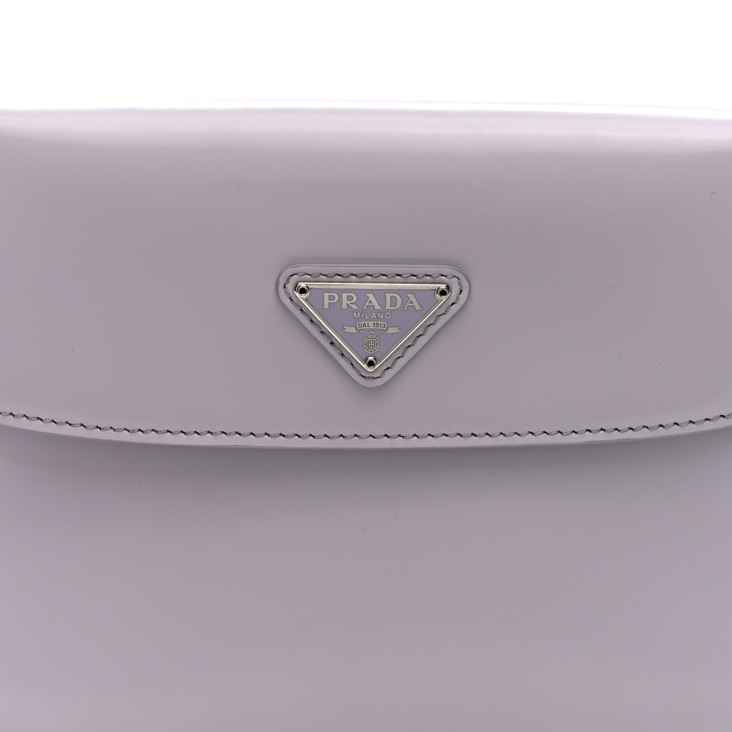 Prada Spazzolato Cleo Flap Shoulder Bag Fiordaliso 1866394