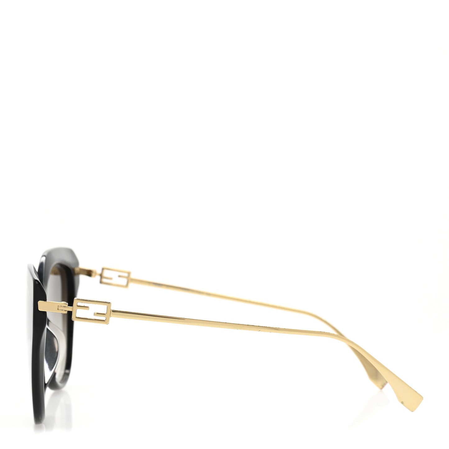 Acetate Cat Eye Sunglasses FE40011U Black