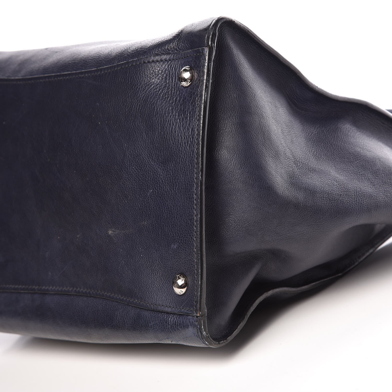 Prada Glace Calfskin Twin Pocket Tote Baltico 11 of 18