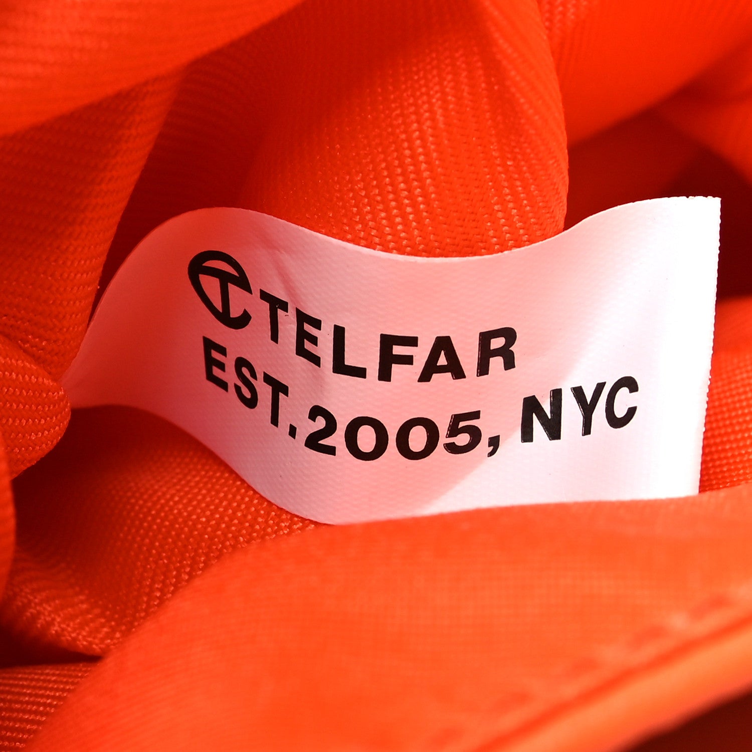 Telfar Vegan Leather Small Shopping Bag Orange 7 of 10