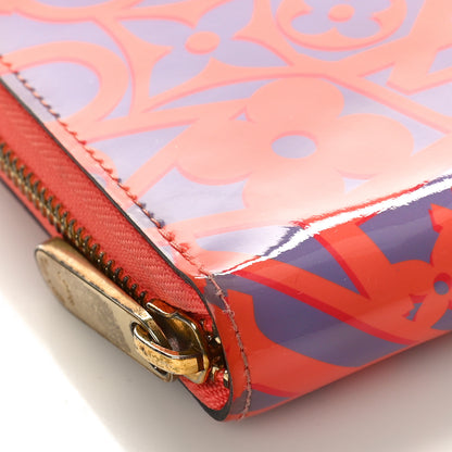 Louis Vuitton Patent Sweet Monogram Zippy Wallet Corail 9 of 12