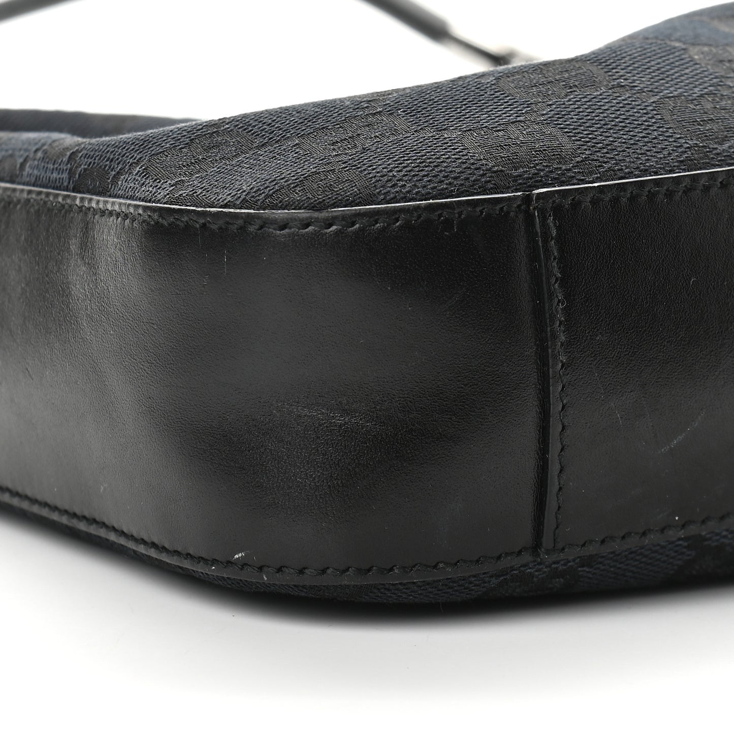 Monogram GG Small Clasp Hobo Black