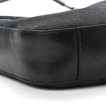 Gucci Monogram GG Small Clasp Hobo Black 8 of 10