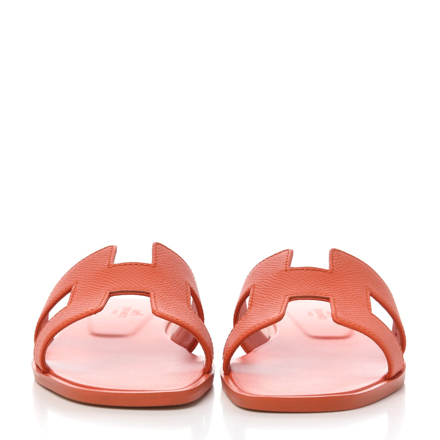 Hermes Epsom Oran Sandals 35 Orange Poppy 2 of 9