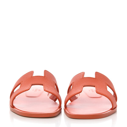 Hermes Epsom Oran Sandals 35 Orange Poppy 2 of 9