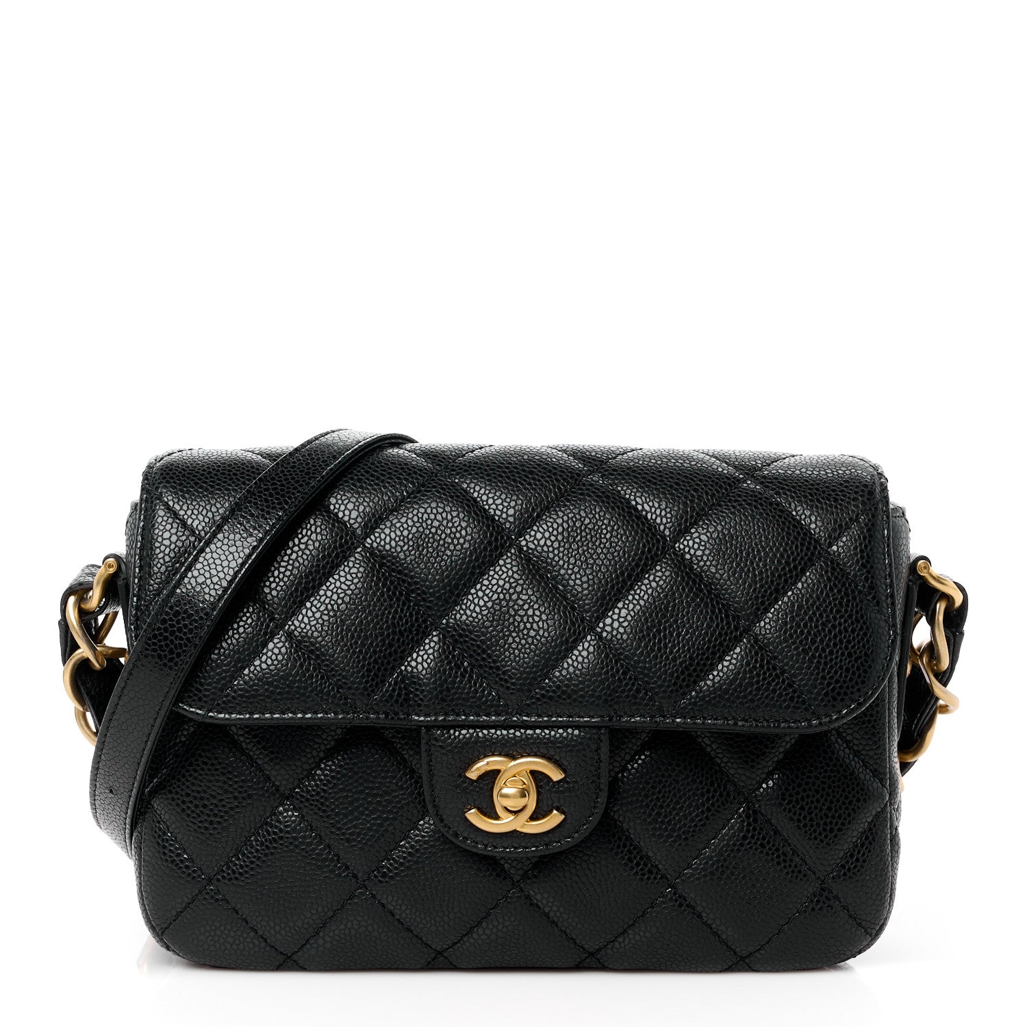 Chanel Caviar Quilted Small Chain Flap Black 1 of 12