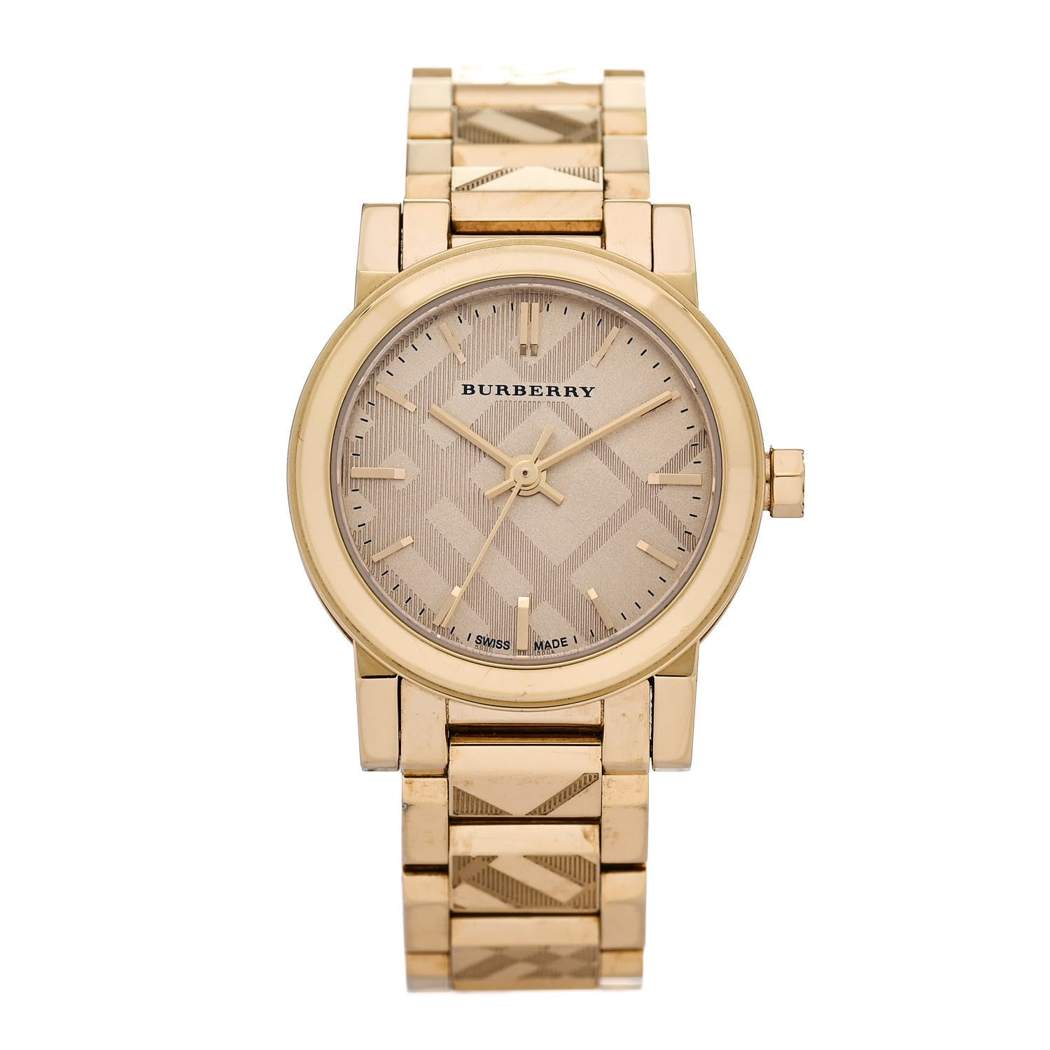 Burberry Stainless Steel 26mm The City Quartz Watch Champagne BU9234 1 of 5