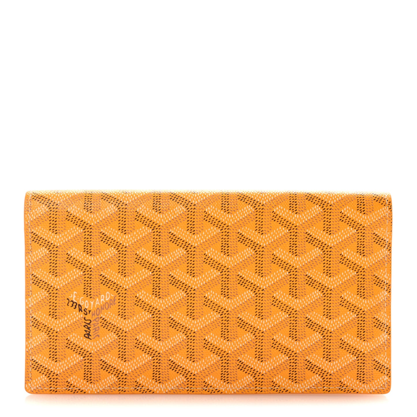 Goyardine Richelieu Wallet Yellow