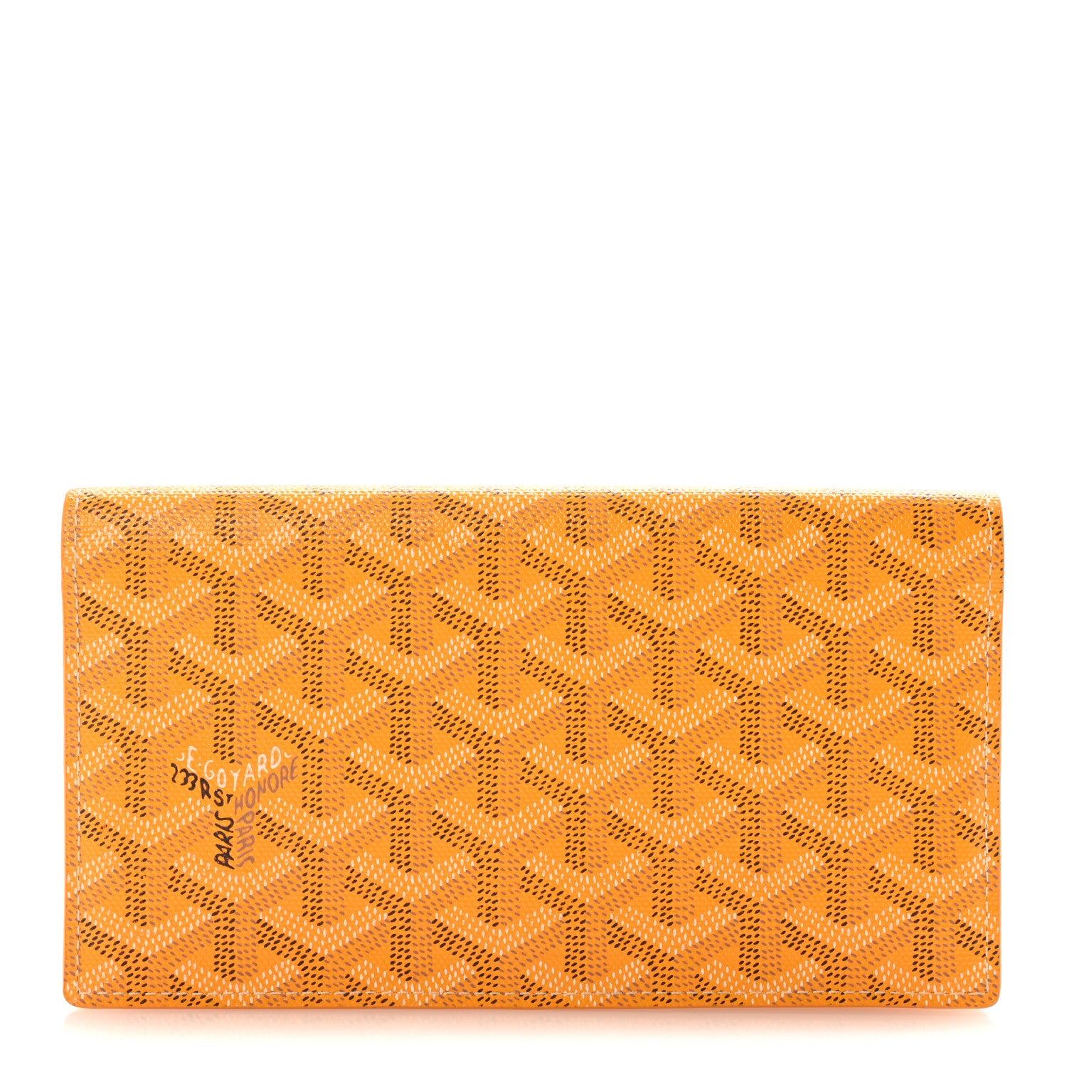 Goyard Goyardine Richelieu Wallet Yellow 1 of 7
