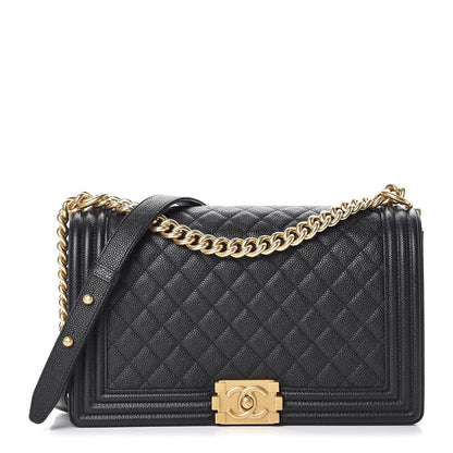 Chanel Caviar Quilted New Medium Boy Flap Black 1 of 10