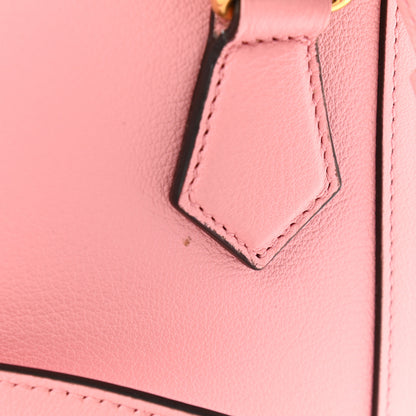 Gucci Wonka Grain Calfskin Mini Diana Tote Bag Wild Rose Fuxia Fluo 12 of 13
