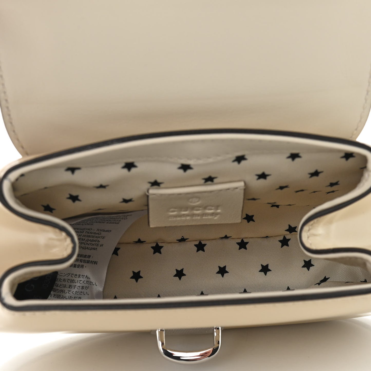 Calfskin Childrens Heart Belt Bag M White