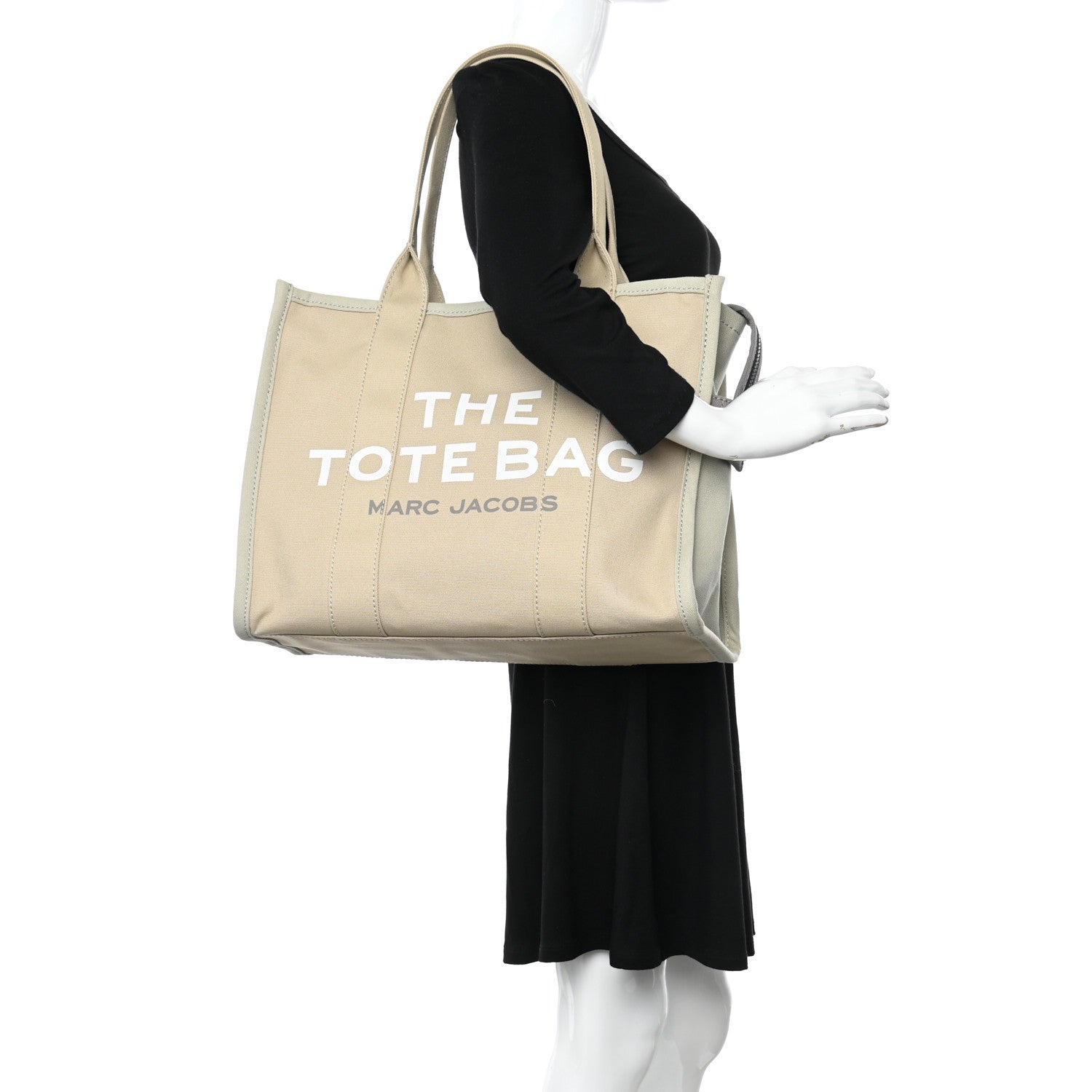Marc Jacobs Canvas Large Summer Tote Bag Beige 2 of 11