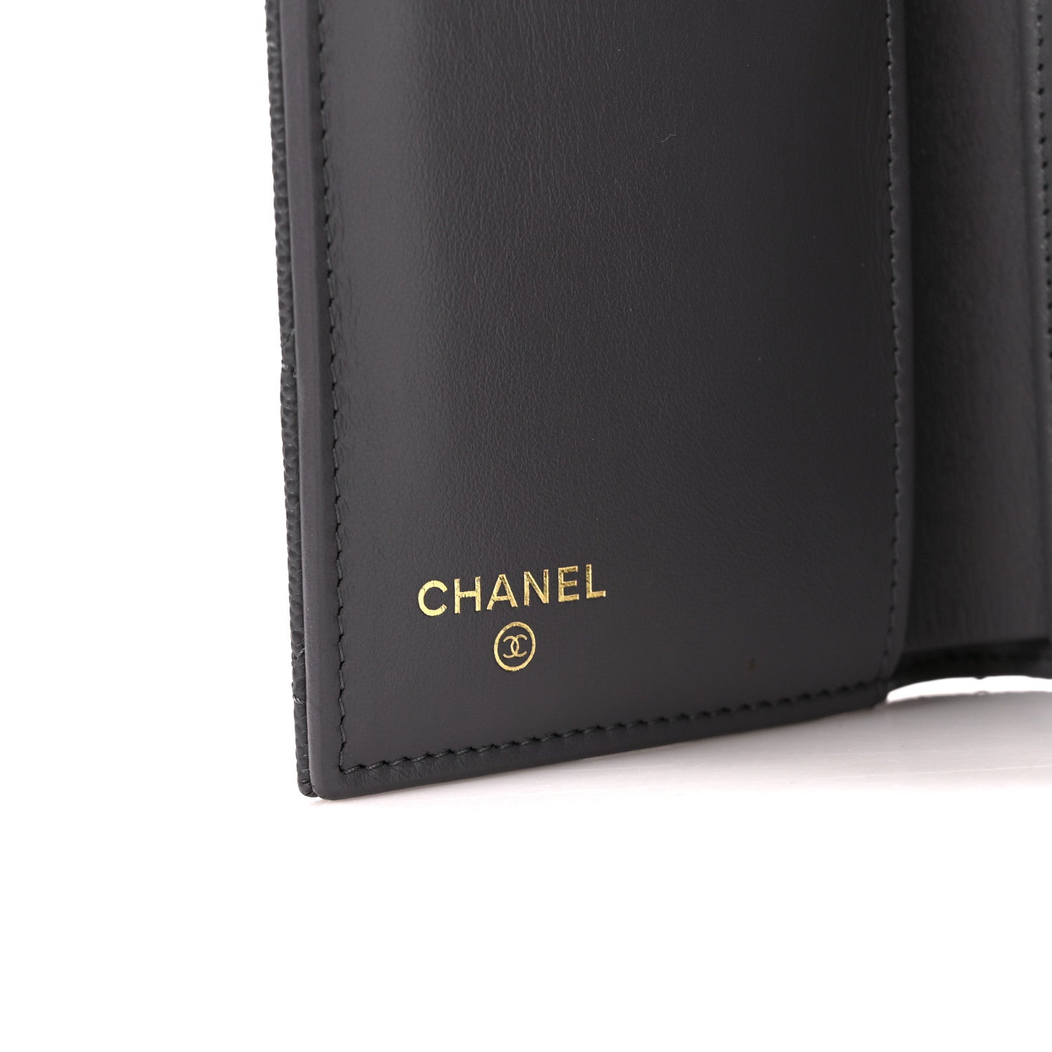 Chanel Caviar Quilted Medium Flap Wallet Grey 8 of 15