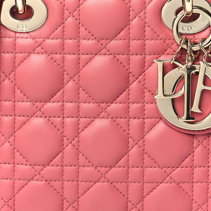 Christian Dior Lambskin Cannage Small My ABCDior Lady Dior Pink Honey 8 of 11