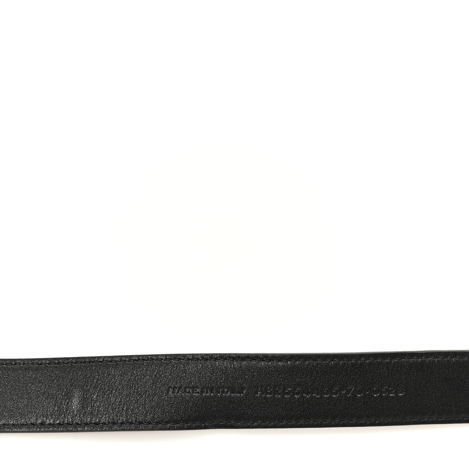 Saint Laurent Suede Calfskin Monogram Square Buckle Belt 70 28 Black 4 of 6