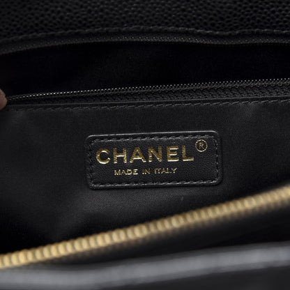 Chanel Caviar Quilted Grand Shopping Tote GST Black 6 of 12