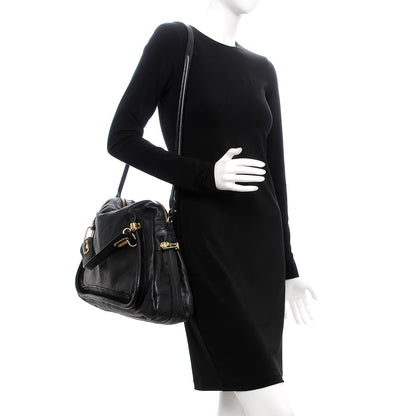Chloe Calfskin Large Paraty Black 2 of 9