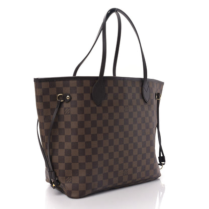 Louis Vuitton Damier Ebene Neo Neverfull MM Rose Ballerine 4 of 9