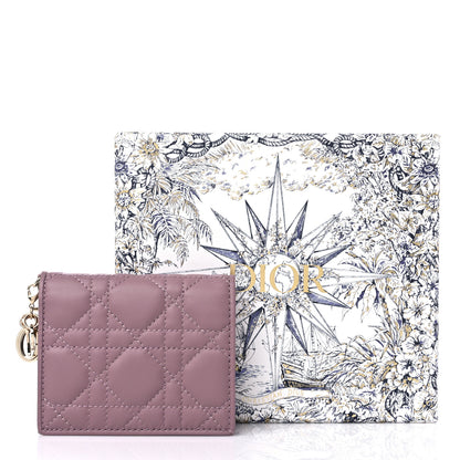 Christian Dior Lambskin Cannage Mini Lady Dior Wallet 11 of 11