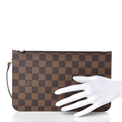 Louis Vuitton Damier Ebene Neverfull MM GM Pochette 2 of 6