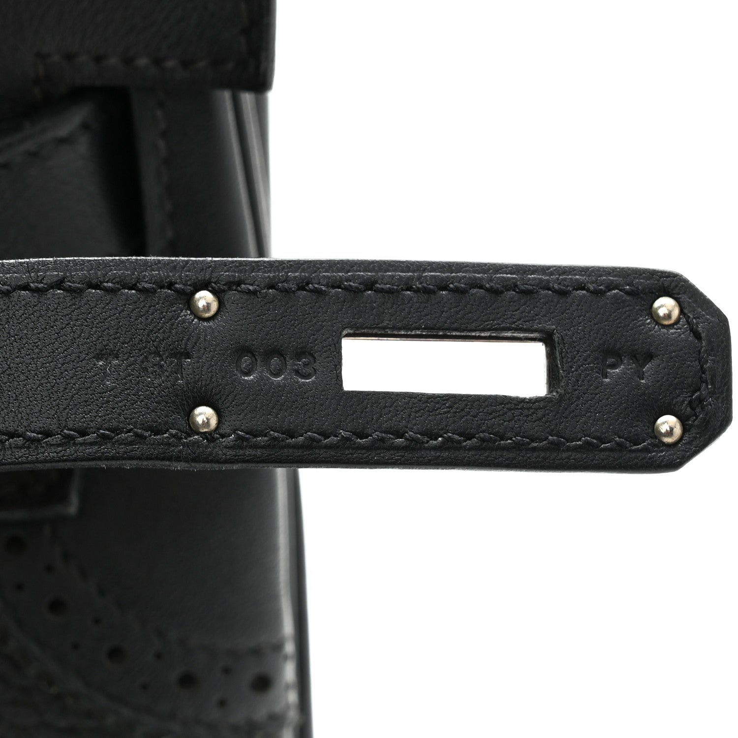 Hermes Togo Swift Ghillies Kelly 32 Black 7 of 10