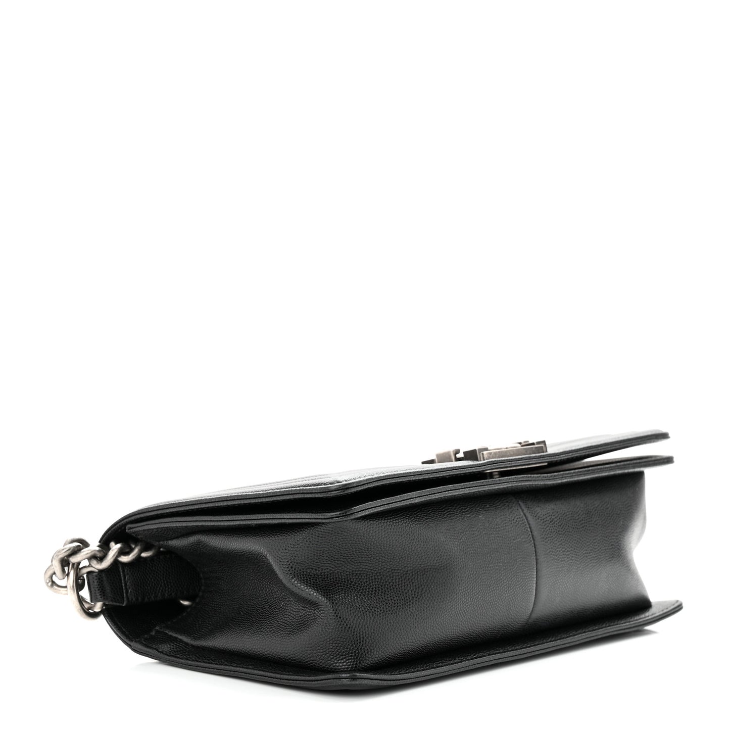 Caviar Quilted Medium Boy Flap Black