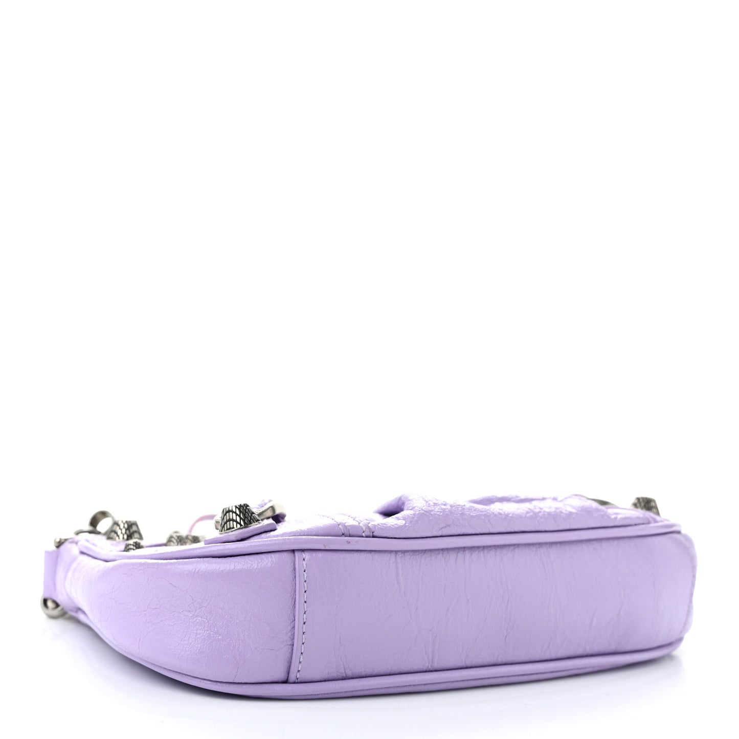 Agneau Arena Le Cagole Mini Purse With Chain Lilac