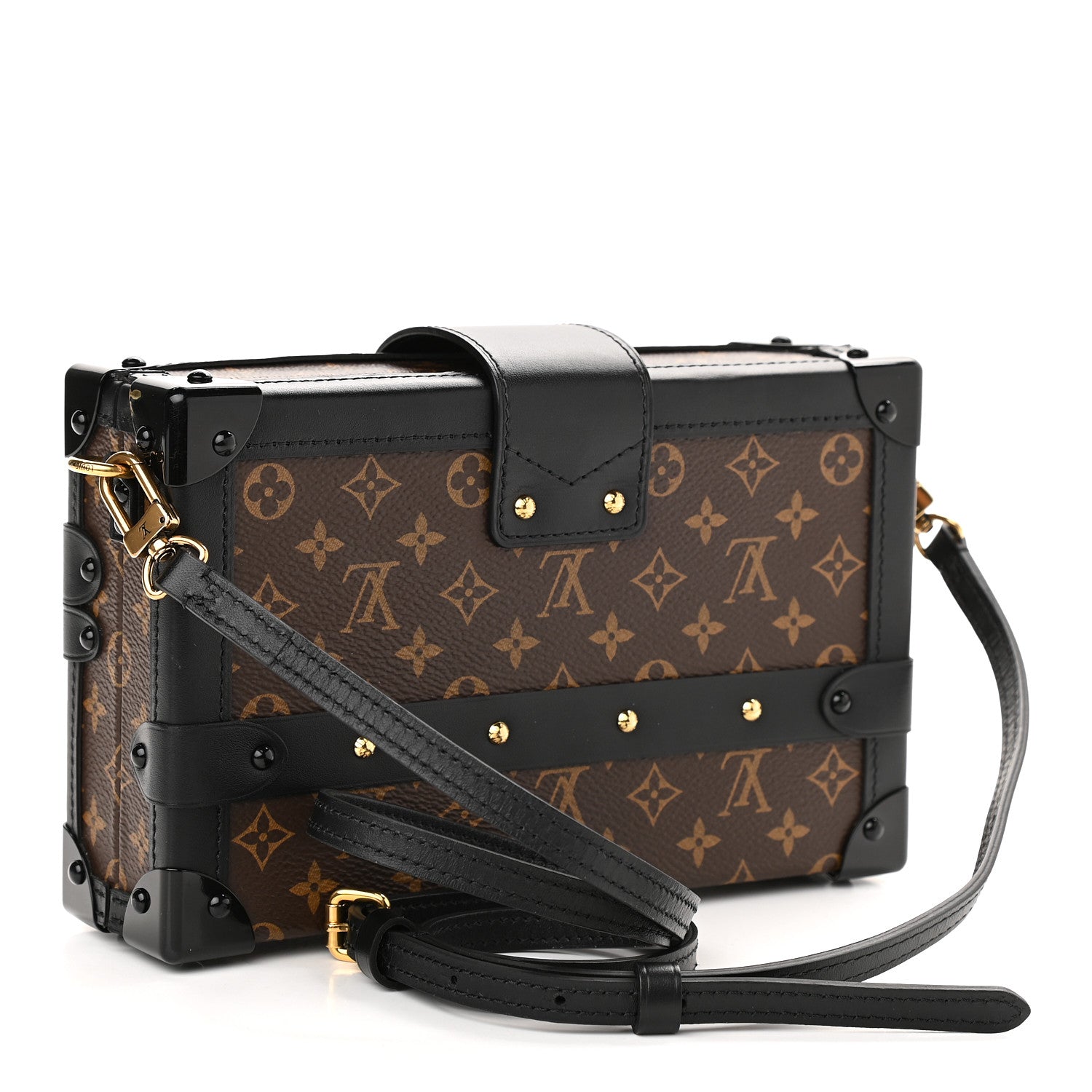 Louis Vuitton Monogram Petite Malle Black 3 of 10
