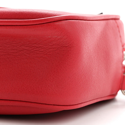 Alexander McQueen Calfskin Embroidered Rooster Mini Camera Bag Red 9 of 10