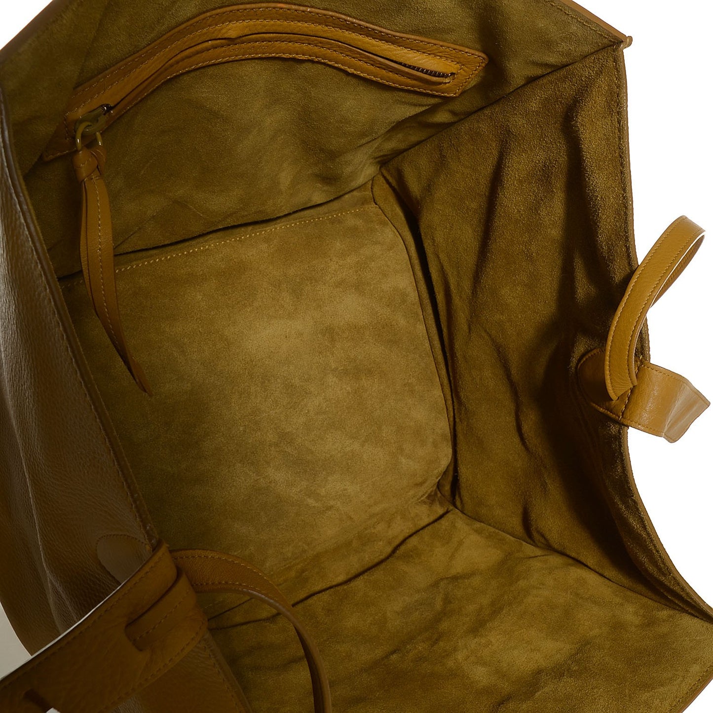 Supple Calfskin Medium Phantom Luggage Curry