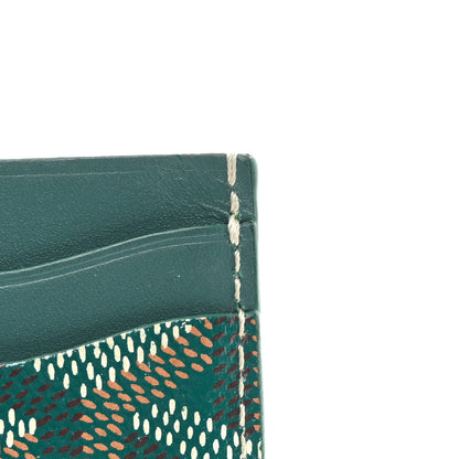 Goyard Goyardine Saint Sulpice Card Holder Green 9 of 9