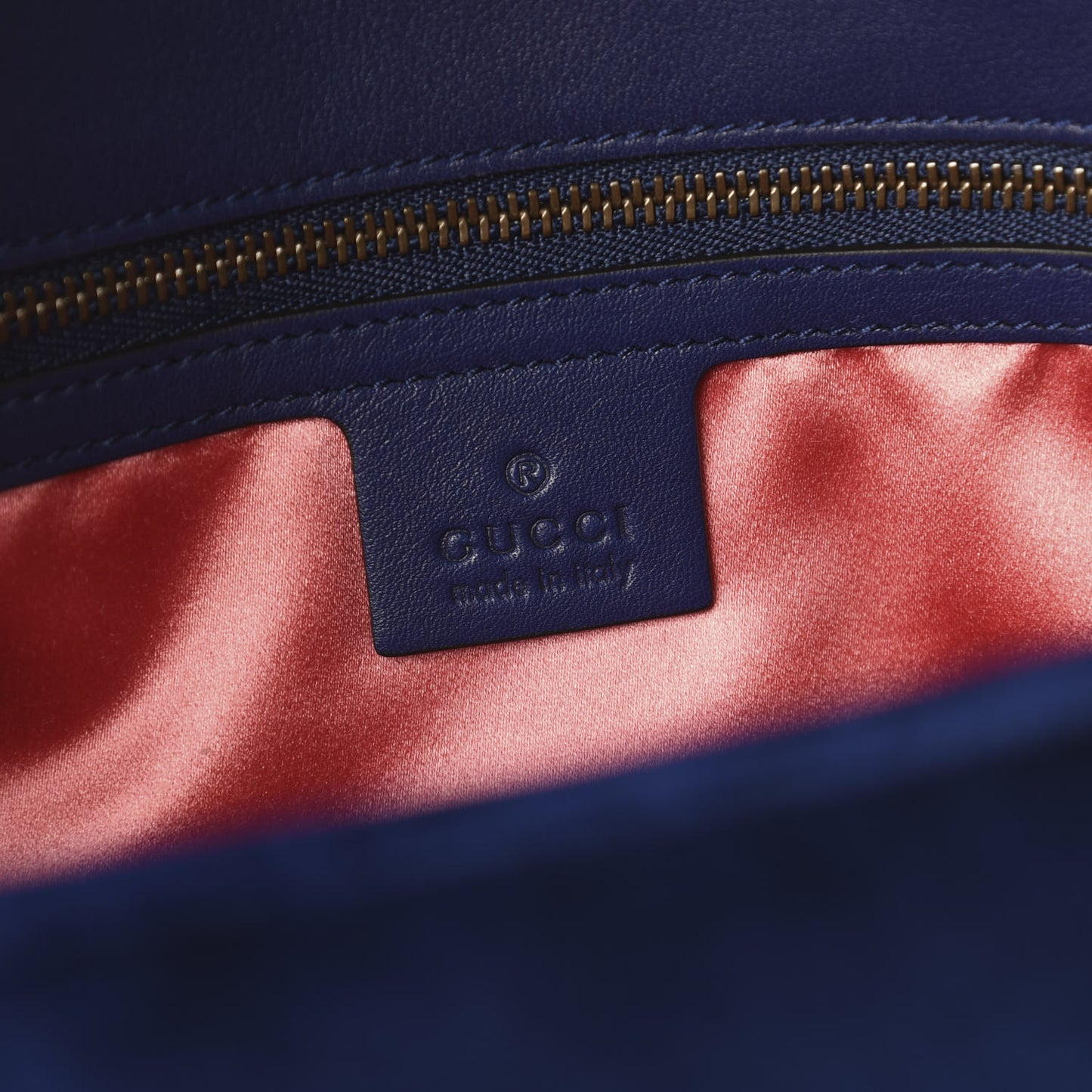 Velvet Matelasse Medium GG Marmont Shoulder Bag Cobalt Blue