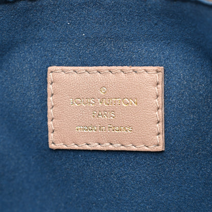 Louis Vuitton Lambskin Embossed Monogram Coussin MM Taupe 8 of 11