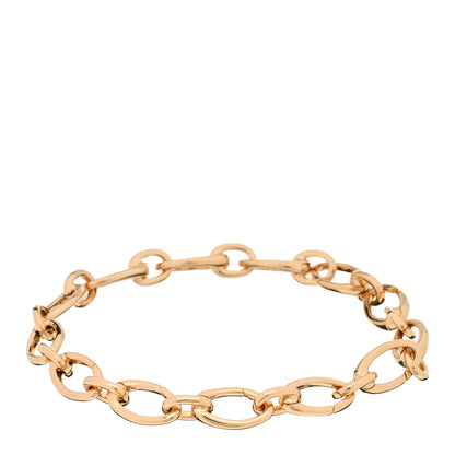 Tiffany 18K Rose Gold Clasping Oval Link Bracelet 1 of 3